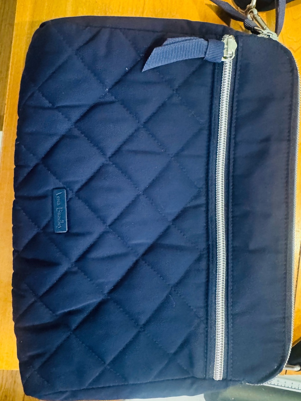 Vera Bradley Quilted Navy Crossbody Messenger